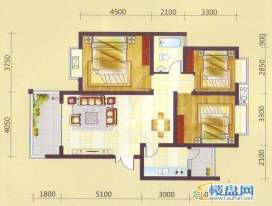 兴隆枫丹白鹭-白鹭洲二期户型图3室2厅2卫1厨