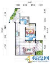 腾龙湾A1-14栋(B户型复式)下层4室3厅2卫1厨