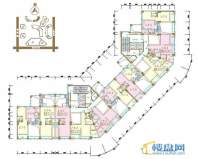 绿地联盛国际乐郡公寓6号楼5-29层平面户型图