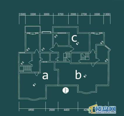 祥和家园三期嘉院E栋二单元A、B、C（跃层）上层4室2厅2卫1厨