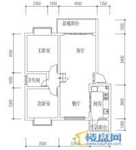 华屹锦城I组团12号楼3单元2号2室2厅1卫1厨