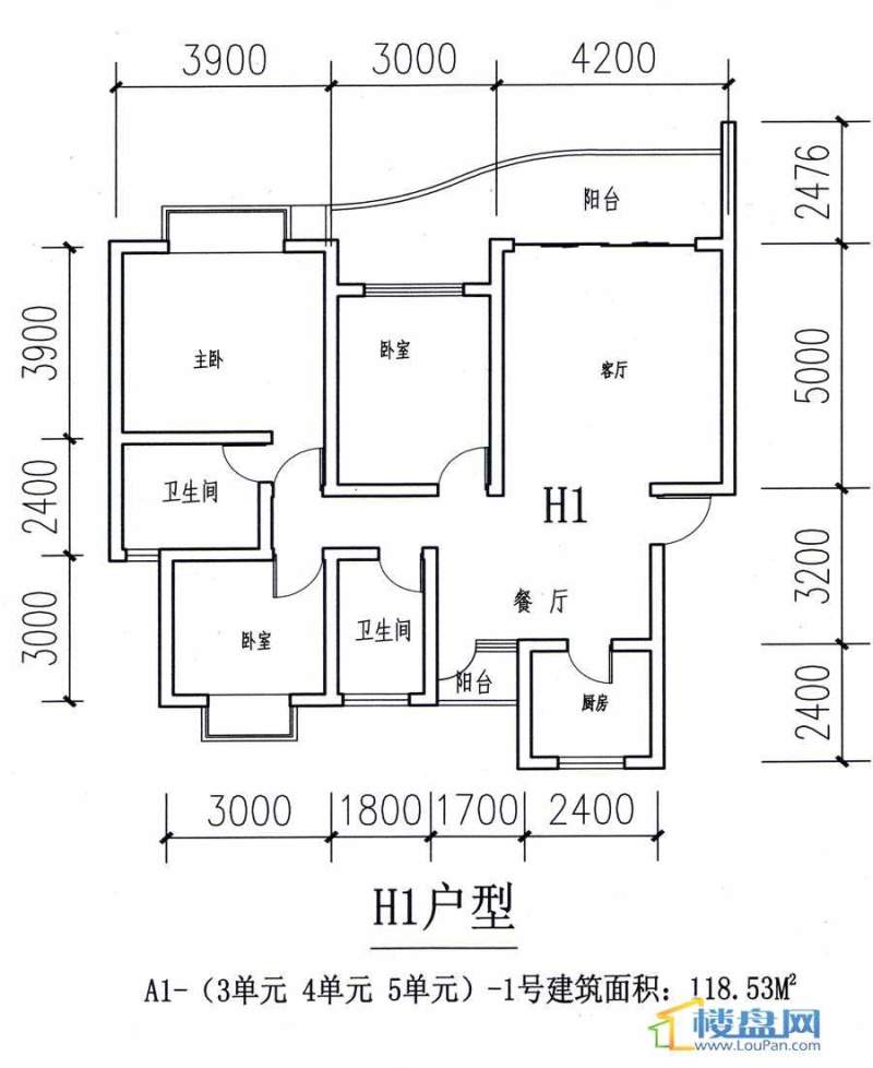 盛世彩虹户型图