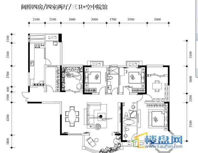 长安锦绣城户型图