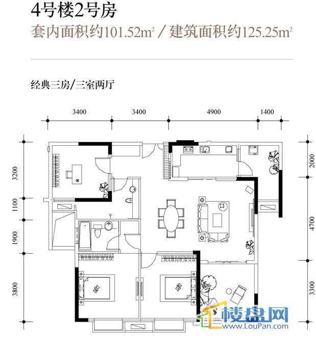 长安锦绣城户型图