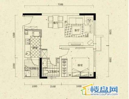 名流公馆户型图