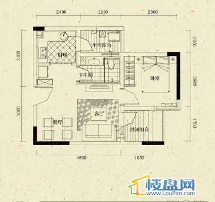 名流公馆户型图