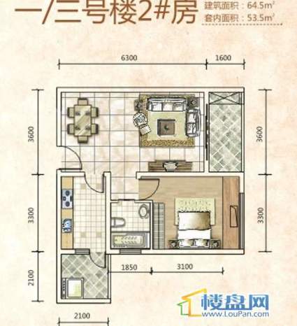 银鸿畔山雅筑户型图