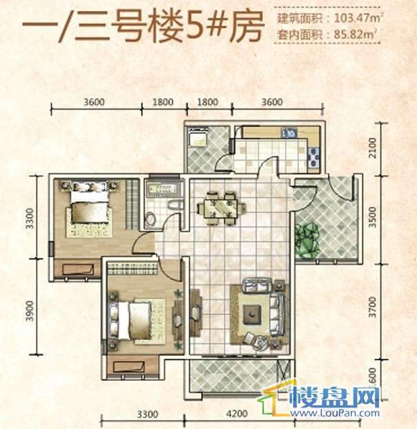 银鸿畔山雅筑户型图