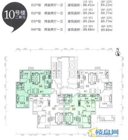 太原富力现代广场9#楼2单元02户型