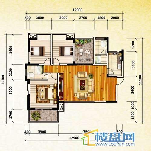 新里程潇湘名城 户型图