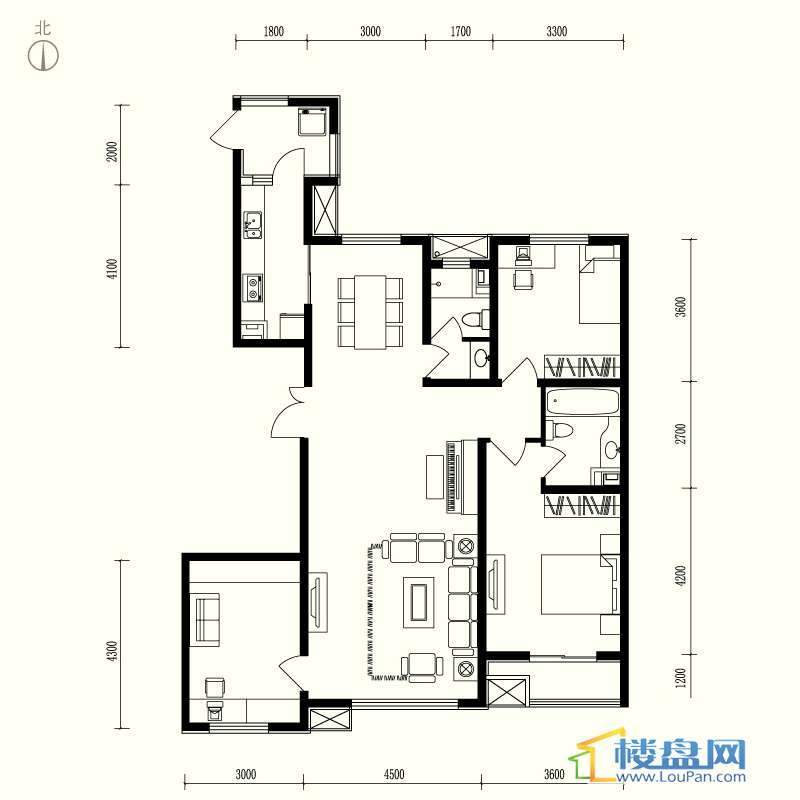 维多利亚时代 户型图