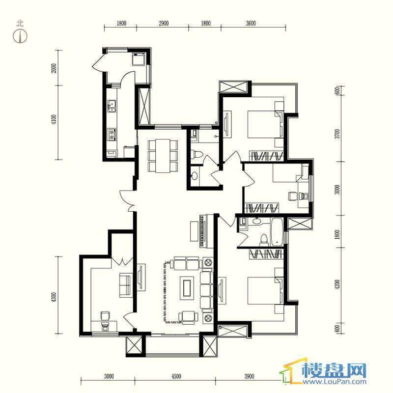 维多利亚时代 户型图