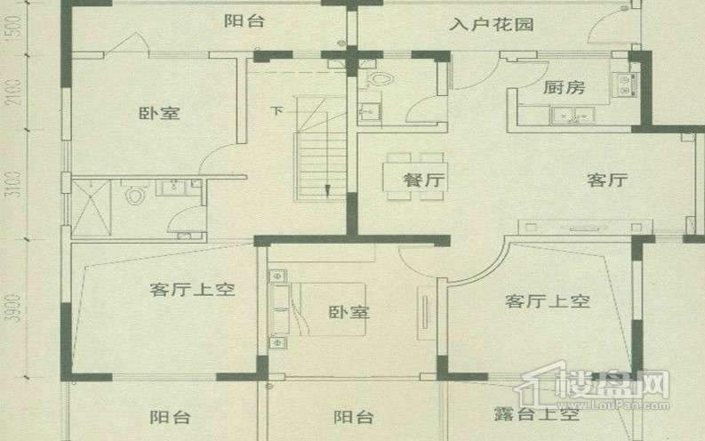 滇池卫城铂睿户型图