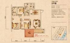 7号楼2单元 2户型三房