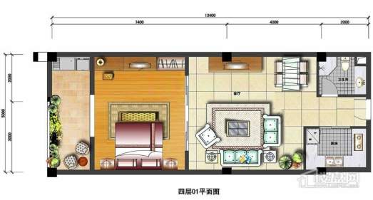 君临盛世茶亭户型图