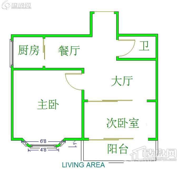 洋中花园文景苑户型图