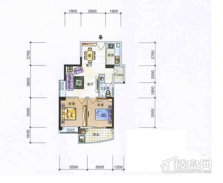 福晟钱隆学府户型图