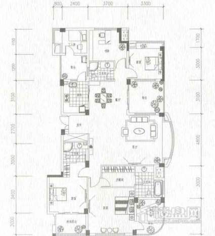 三盛国际公园户型图