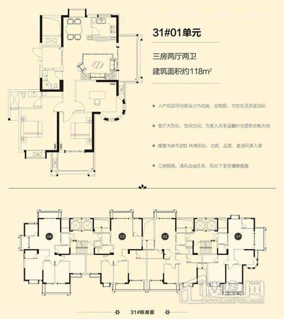 金辉天鹅湾户型图