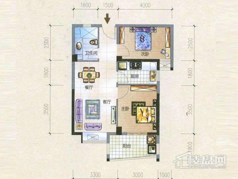 福晟钱隆金山户型图