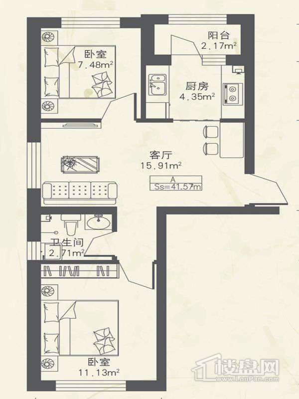 东都公元户型图