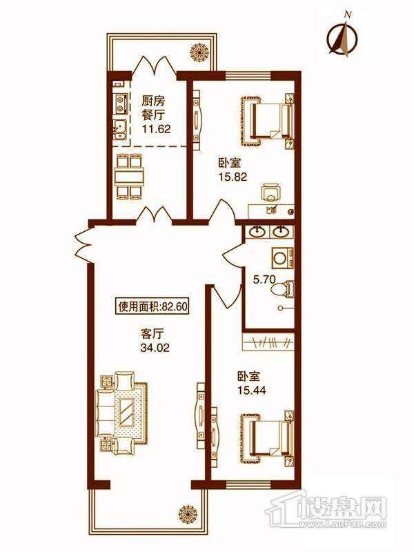 日出印象名苑户型图