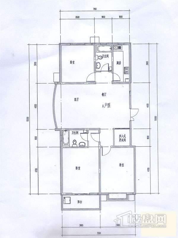 .裕馨城二期户型图