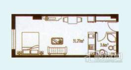 曼哈顿国际户型图5