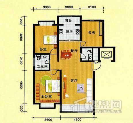 鹿鸣苑户型图