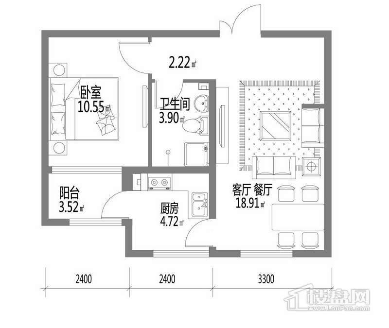 金域蓝城户型图G8户型 