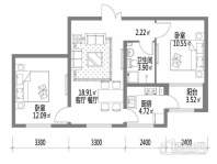 金域蓝城户型图G8户型 