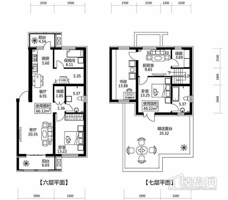 金域蓝城户型图I户型