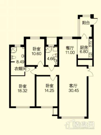 海富第五大道户型图