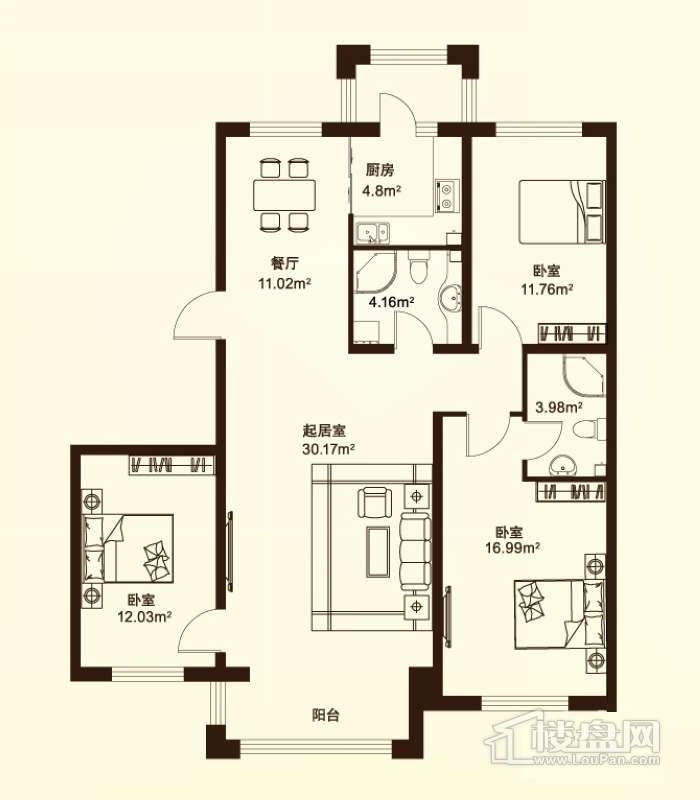 海富第五大道户型图