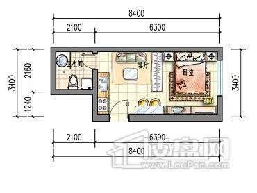 滨才城户型图24-C-2