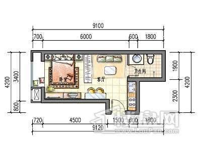 滨才城户型图24-A-2 