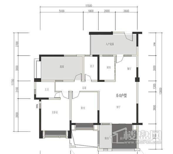 成都后花园国宾红叶户型图