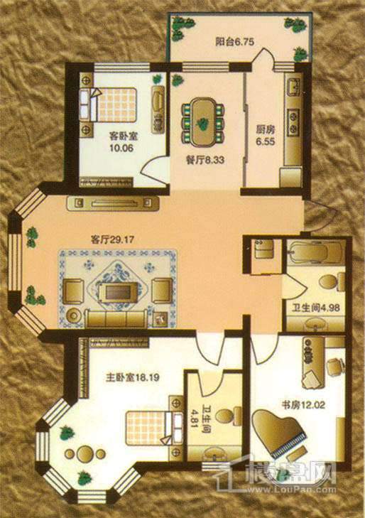 欧美亚世界阳光户型图