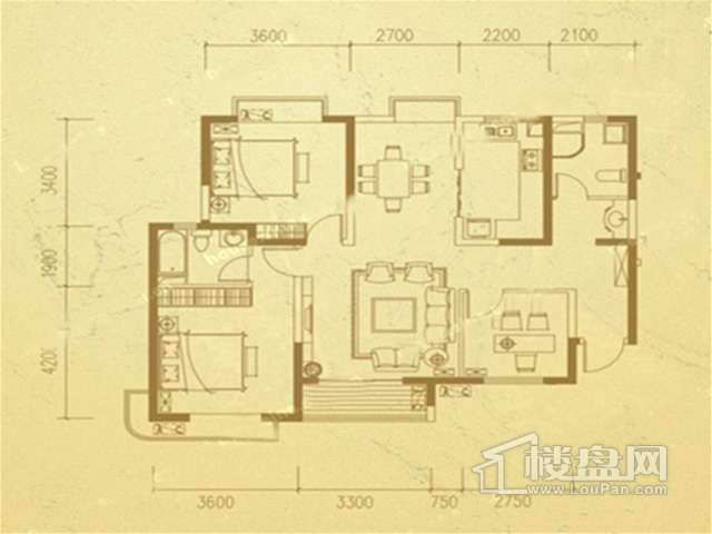 湛江御景豪庭户型图图片