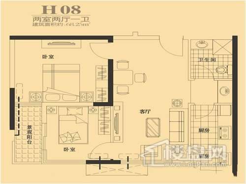 长安大街三号户型图