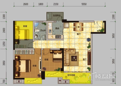 中建投峰汇中心户型图