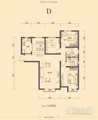 一期高层标准层D户型