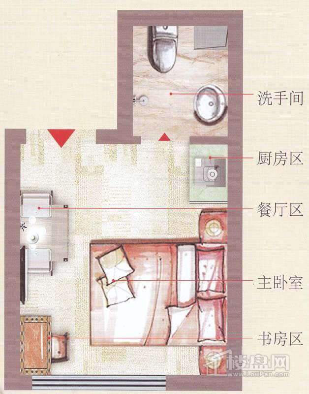 2号楼标准层B户型