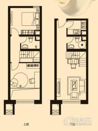 国际城A4LOFT户型2室1厅2卫1厨