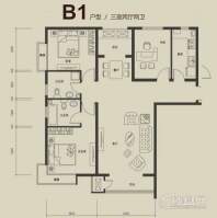 高层标准层B1户型