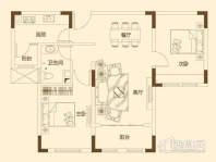 一期6层花园洋房85平米户型图