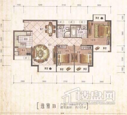 荣和中央公园户型图