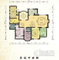 京津中央别墅庄园壹号E3b户型图 首层4室4厅2卫1厨 367.49㎡