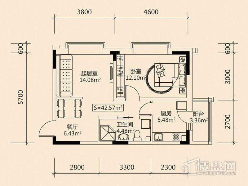 工大左岸户型图