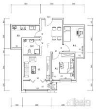 二期高层标准层G户型图2室2厅1卫1厨 111.09㎡.jpg